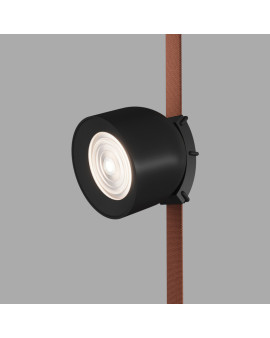 DK5640-BK Поворотный светильник для трека-ремня Belty Smart, серия Spot, со светодиодом, D100*H107мм, 48V DC, 12W, RA90, 38°, 2700-6000K, IP20, черный, алюминий DK5640-BK Поворотный светильник для трека-ремня Belty Smart, серия Spot, со светодиодом, D100*H107мм, 48V DC, 12W, RA90, 38°, 2700-6000K, IP20, черный, алюминий