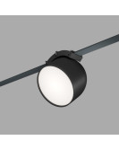 DK5642-BK Поворотный светильник для трека-ремня Belty Smart, серия Spot, со светодиодом, D100*H107мм, 48V DC, 12W, RA90, 120°, 3000-5700K, IP20, черный, алюминий DK5642-BK Поворотный светильник для трека-ремня Belty Smart, серия Spot, со светодиодом, D100*H107мм, 48V DC, 12W, RA90, 120°, 3000-5700K, IP20, черный, алюминий