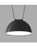 DK5660-BK Cветильник для трека-ремня Belty Smart, серия Flow со светодиодом, D220*H117мм, 48V DC, 24W, RA90, 120°, 3000-5700K, IP20, черный, алюминий