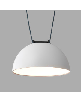 DK5660-WH+BK Cветильник для трека-ремня Belty Smart, серия Flow, со светодиодом, D220*H117мм, 48V DC, 24W, RA90, 120°, 3000-5700K, IP20, белый с черным, алюминий