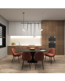 DK5660-WH+BK Cветильник для трека-ремня Belty Smart, серия Flow, со светодиодом, D220*H117мм, 48V DC, 24W, RA90, 120°, 3000-5700K, IP20, белый с черным, алюминий DK5660-WH+BK Cветильник для трека-ремня Belty Smart, серия Flow, со светодиодом, D220*H117мм, 48V DC, 24W, RA90, 120°, 3000-5700K, IP20, белый с черным, алюминий
