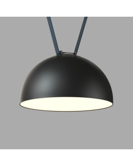 DK5662-BK Cветильник для трека-ремня Belty Smart, серия Flow со светодиодом, D300*H171мм, 48V DC, 28W, RA90, 120°, 3000-5700K, IP20, черный, алюминий