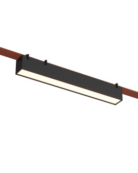 DK5674-BK Cветильник для трека-ремня Belty Smart, серия Linear, со светодиодом, L323*W40*H45мм, 48V DC, 12W, RA90, 120°, 2700-6500K, IP20, черный, алюминий