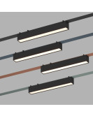 DK5674-BK Cветильник для трека-ремня Belty Smart, серия Linear, со светодиодом, L323*W40*H45мм, 48V DC, 12W, RA90, 120°, 2700-6500K, IP20, черный, алюминий