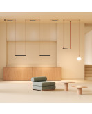 DK5674-BK Cветильник для трека-ремня Belty Smart, серия Linear, со светодиодом, L323*W40*H45мм, 48V DC, 12W, RA90, 120°, 2700-6500K, IP20, черный, алюминий