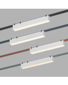 DK5674-WH Cветильник для трека-ремня Belty Smart, серия Linear, со светодиодом, L323*W40*H45мм, 48V DC, 12W, RA90, 120°, 2700-6500K, IP20, белый, алюминий