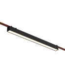 DK5676-BK Cветильник для трека-ремня Belty Smart, серия Linear, со светодиодом, L642*W40*H45мм, 48V DC, 24W, RA90, 120°, 2700-6500K, IP20, черный, алюминий