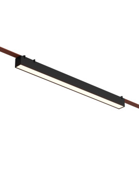 DK5676-BK Cветильник для трека-ремня Belty Smart, серия Linear, со светодиодом, L642*W40*H45мм, 48V DC, 24W, RA90, 120°, 2700-6500K, IP20, черный, алюминий