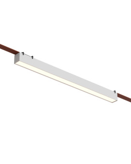 DK5676-WH Cветильник для трека-ремня Belty Smart, серия Linear, со светодиодом, L642*W40*H45мм, 48V DC, 24W, RA90, 120°, 2700-6000K, IP20, белый, алюминий
