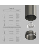 Линза ?25mm, угол рассеивания света 50° для светильников SHINE DK5740/42/44, поликарбонат Линза ?25mm, угол рассеивания света 50° для светильников SHINE DK5740/42/44, поликарбонат