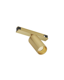 DK5740-SB Светильник для трека SHINE SPOT со светодиодом, D35*H70, 48V DC, 6W, RA?90, 3000K, IP20, сатинированная латунь, алюминий