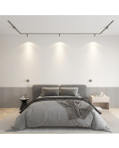 DK5741-DN Светильник для трека SHINE SPOT со светодиодом, D45*H100, 48V DC, 10W, RA?90, 3000K, IP20, темный никель, алюминий