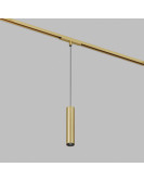 DK5744-SB Светильник для трека SHINE SPOT со светодиодом, D40*H200 кабель 1500мм, 48V DC, 8W, RA?90, 3000K, IP20, сатинированная латунь, алюминий