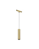 DK5744-SB Светильник для трека SHINE SPOT со светодиодом, D40*H200 кабель 1500мм, 48V DC, 8W, RA?90, 3000K, IP20, сатинированная латунь, алюминий