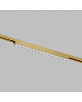 DK5751-SB Светильник для трека SHINE LINEAR со светодиодом, L301*W19*H27, 48V DC, 12W, RA?90, 3000K, IP20, сатинированная латунь, алюминий