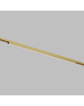DK5752-SB Светильник для трека SHINE LINEAR со светодиодом, L601*W19*H27, 48V DC, 24W, RA?90, 3000K, IP20, сатинированная латунь, алюминий