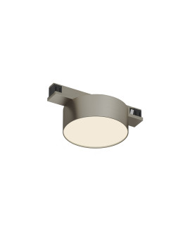 DK5761-DN Светильник для трека SHINE FLOW со светодиодом, D74*H28, 48V DC, 6W, RA?90, 3000K, IP20, темный никель, алюминий