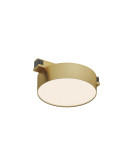 DK5762-SB Светильник для трека SHINE FLOW со светодиодом, D95*H28, 48V DC, 8W, RA?90, 3000K, IP20, сатинированная латунь, алюминий