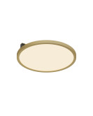 DK5763-SB Светильник для трека SHINE FLOW со светодиодом, D198*H27, 48V DC, 15W, RA?90, 3000K, IP20, сатинированная латунь, алюминий