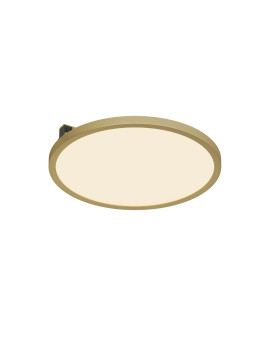DK5763-SB Светильник для трека SHINE FLOW со светодиодом, D198*H27, 48V DC, 15W, RA?90, 3000K, IP20, сатинированная латунь, алюминий