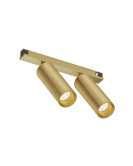 DK5942-SB Светильник трековый SHINE SPOT ZigBee, 48В, 8Вт*2, 2700-6000K, IP20, сатин. латунь, алюминий DK5942-SB Светильник трековый SHINE SPOT ZigBee, 48В, 8Вт*2, 2700-6000K, IP20, сатин. латунь, алюминий
