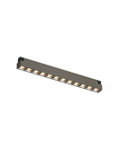 DK5971-DN Светильник трековый SHINE GRILL ZigBee, 48В, 10Вт, 2700-6000K, IP20, темный никель, алюминий DK5971-DN Светильник трековый SHINE GRILL ZigBee, 48В, 10Вт, 2700-6000K, IP20, темный никель, алюминий