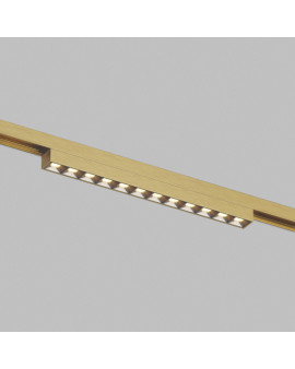 DK5971-SB Светильник трековый SHINE GRILL ZigBee, 48В, 10Вт, 2700-6000K, IP20, сатин. латунь, алюминий