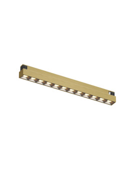 DK5971-SB Светильник трековый SHINE GRILL ZigBee, 48В, 10Вт, 2700-6000K, IP20, сатин. латунь, алюминий