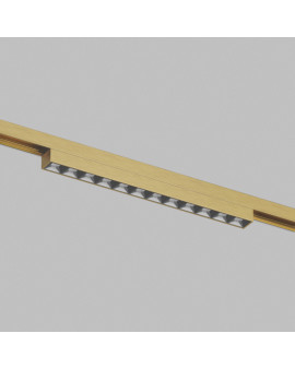 DK5971-SB Светильник трековый SHINE GRILL ZigBee, 48В, 10Вт, 2700-6000K, IP20, сатин. латунь, алюминий