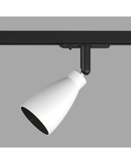 DK6050-BW+BK Трековый светильник IP 20, 15 Вт, GU10, черный с белым, алюминий, пластик