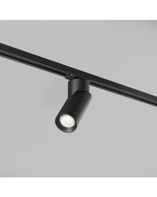 DK6080-BK Трековый светильник IP 20, 15 Вт, GU10, черный, алюминий