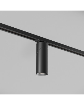 DK6080-BK Трековый светильник IP 20, 15 Вт, GU10, черный, алюминий
