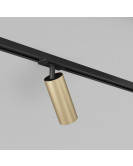 DK6202-BG Трековый светильник IP 20, 15 Вт, GU10, матовое золото с черным, алюминий