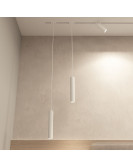 DK6210-WH Трековый светильник IP 20, 15 Вт, GU10, белый, алюминий DK6210-WH Трековый светильник IP 20, 15 Вт, GU10, белый, алюминий