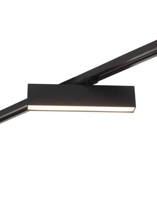 DK6430-BK Трековый светильник IP 20, 10 Вт, LED 3000, черный, алюминий