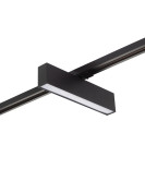DK6430-BK Трековый светильник IP 20, 10 Вт, LED 3000, черный, алюминий