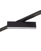 DK6430-BK Трековый светильник IP 20, 10 Вт, LED 3000, черный, алюминий