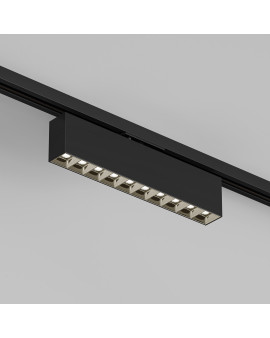 DK6434-BK Поворотный однофазный трековый светильник EDDER со светодиодом L273mm 220V 20W 30° 3000K IP20 черный алюминий