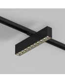 DK6434-BK Поворотный однофазный трековый светильник EDDER со светодиодом L273mm 220V 20W 30° 3000K IP20 черный алюминий