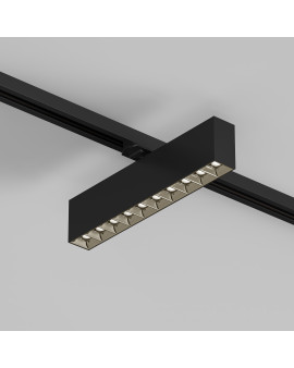 DK6434-BK Поворотный однофазный трековый светильник EDDER со светодиодом L273mm 220V 20W 30° 3000K IP20 черный алюминий