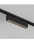 DK6434-BK Поворотный однофазный трековый светильник EDDER со светодиодом L273mm 220V 20W 30° 3000K IP20 черный алюминий