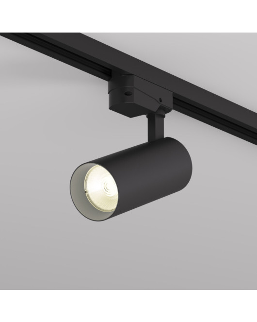 DK6451-BK Трековый светильник SOLID KOPER, 135мм, d60, 220V, LED 3000K, 15W, IP20, черный, алюминий