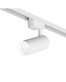 DK6452-WH Трековый светильник SOLID KOPER, 135мм, d60, 220V, LED 4000K, 15W, IP20, белый, алюминий