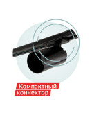 DK6502-BK Трековый светильник IP 20, 10 Вт, GU10, LED, черный, пластик