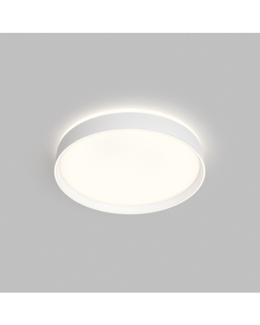 DK6510-WH Накладной светильник, LED, 40W, IP 20, 3000K - 6500K, белый, металл, полимер