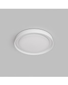 DK6515-WH Накладной светильник, LED, 40W, IP 20, 3000K - 6500K, белый, металл, полимер
