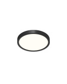 DK6520-BK Накладной светильник THIN, IP40, 18W, 3000K/4000K/6500K, переключатель цветовой температуры на корпусе, черный, полимер