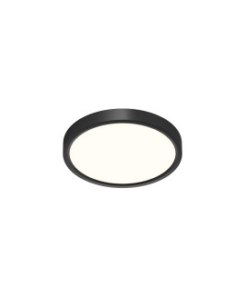 DK6520-BK Накладной светильник THIN, IP40, 18W, 3000K/4000K/6500K, переключатель цветовой температуры на корпусе, черный, полимер