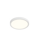 DK6520-WH Накладной светильник THIN, IP40, 18W, 3000K/4000K/6500K, переключатель цветовой температуры на корпусе, белый, полимер