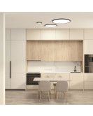 DK6522-BK Накладной светильник THIN, IP40, 36W, 3000K/4000K/6500K, переключатель цветовой температуры на корпусе, черный, полимер DK6522-BK Накладной светильник THIN, IP40, 36W, 3000K/4000K/6500K, переключатель цветовой температуры на корпусе, черный, полимер